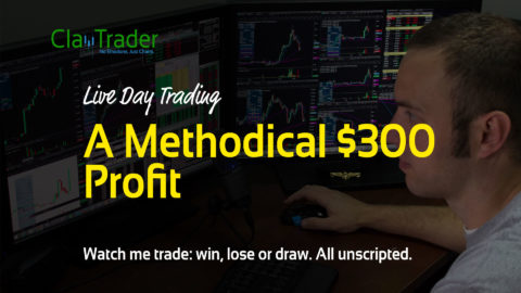 Live Day Trading - A Methodical $300 Profit