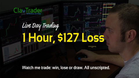 Live Day Trading - 1 Hour, $127 Loss