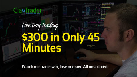 Live Day Trading - $300 in Only 45 Minutes