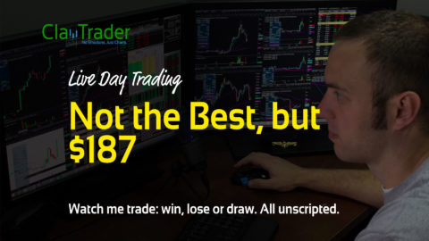 Live Day Trading - Not the Best, but $187