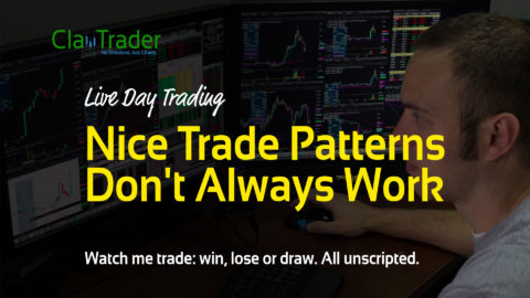 Live Day Trading - Nice Trade Patterns Don't Always Work