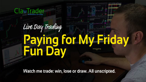 Live Day Trading - Paying for My Friday Fun Day