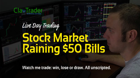 Live Day Trading - Stock Market Raining $50 Bills