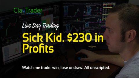 Live Day Trading - Sick Kid. $230 in Profits