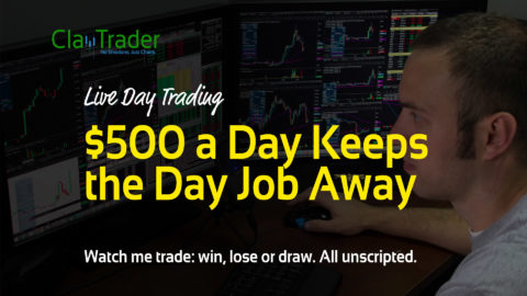 Live Stock Trades - $500 a Day Keeps the Day Job Away