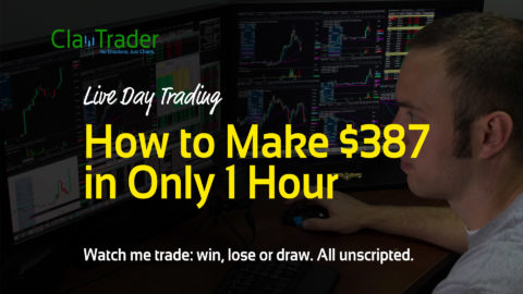 Live Day Trades - How to Make $387 in Only 1 Hour