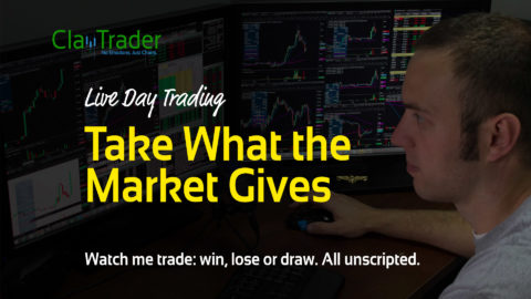Live Day Trading – Take What the Market Gives