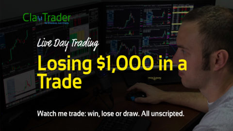 Live Day Trading: Losing $1,000 in a Trade