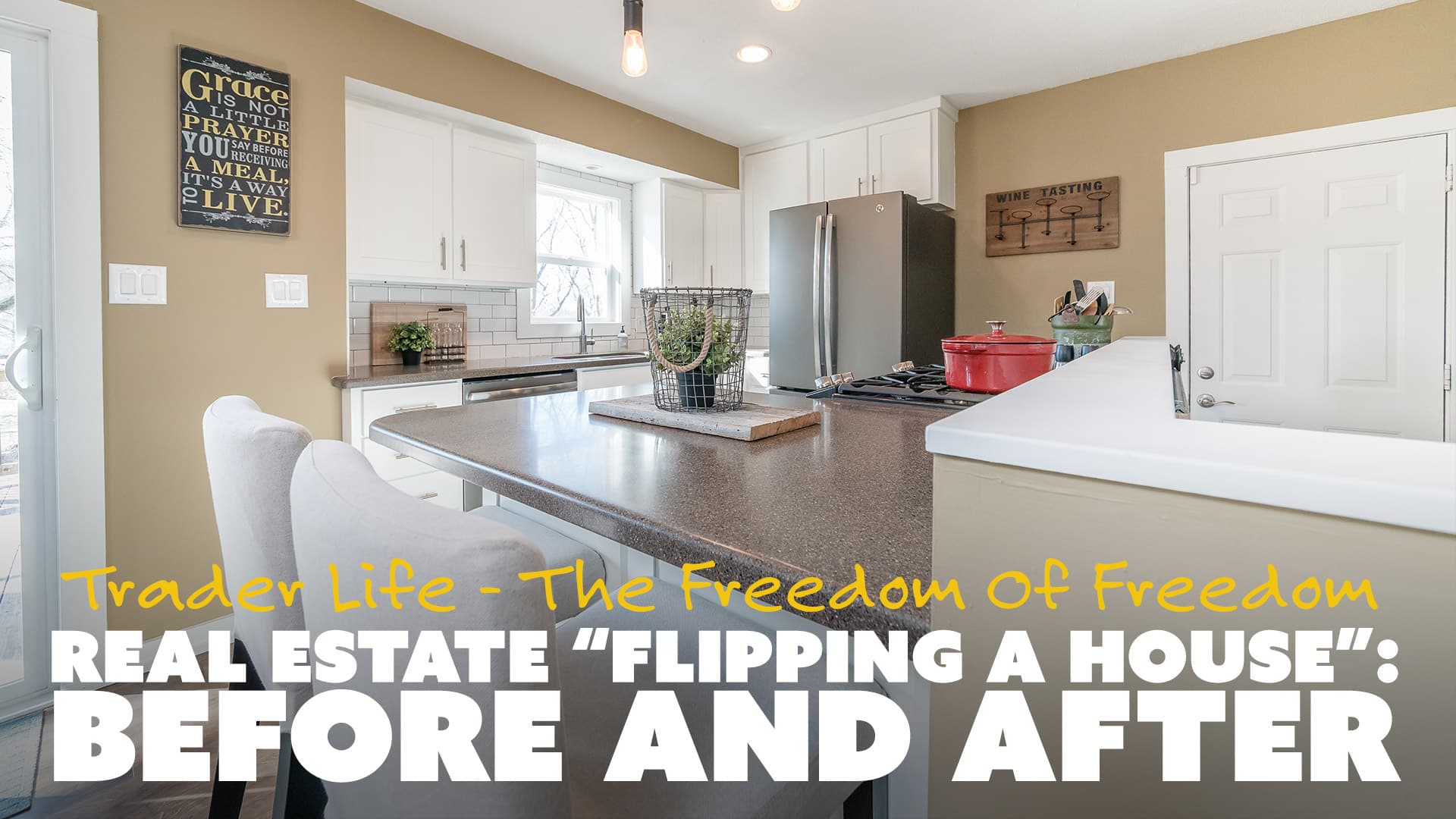 Real Estate “Flipping a House” Before and After
