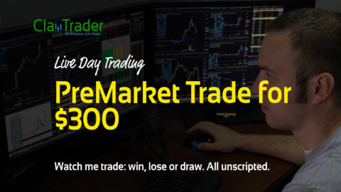 Live Day Trading: PreMarket Trade for $300