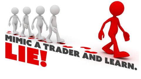 Mimic a Trader and Learn. Lie!
