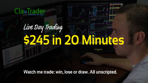 Live Day Trading - $245 in 20 Minutes