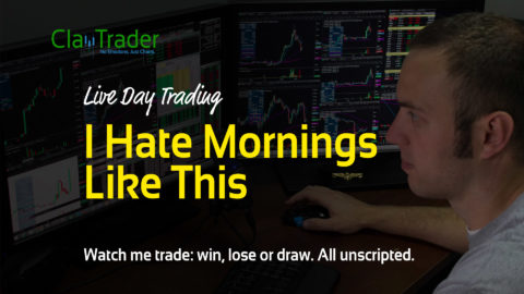 Live Day Trading – I Hate Mornings Like This