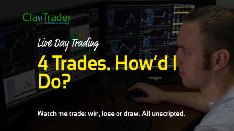 Live Day Trading – 4 Trades. How’d I Do?