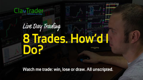 Live Day Trading: 8 Trades. How’d I Do?