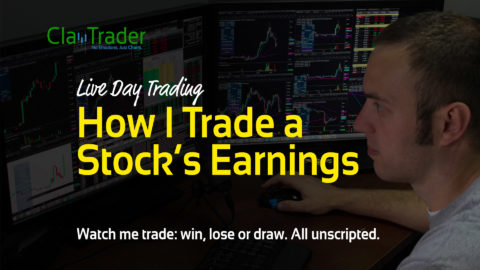 Live Day Trading – How I Trade a Stock’s Earnings