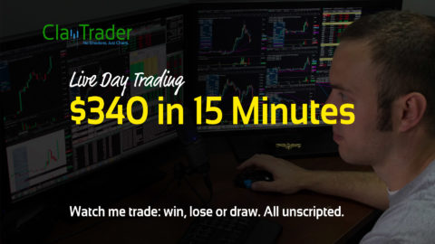 Live Day Trading – $340 in 15 Minutes