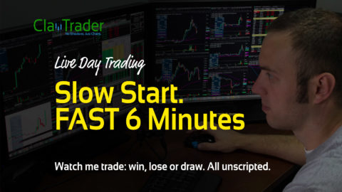 Live Day Trading - Slow Start. FAST 6 Minutes