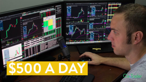 When it comes to being a day trader and day trading stocks online, my mantra is "$500 a day keeps the day job away"! Not because I need/want to make $500 every single day, but it helps me stay grounded in reality. At times it can be difficult to look around social media and see massive gains that people are making, and then look at my own trading results and be tempted to say, "that's it?" By staying focused on the fact that great money can be made from the comfort of your own home (or wherever you want), it helps build confidence that I'm doing what works for me. If you want to aim for more than $500, then cool... go for it! But for me, making around $500 while getting to work from home is awesome!