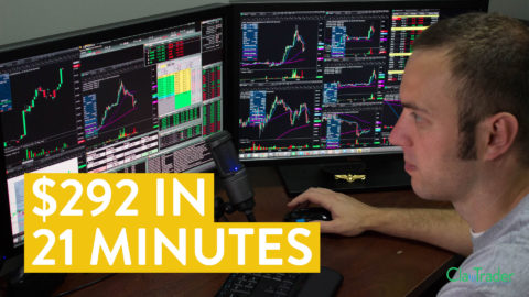[LIVE] Day Trading | How to Make $292 in 21 Minutes (with some luck...)