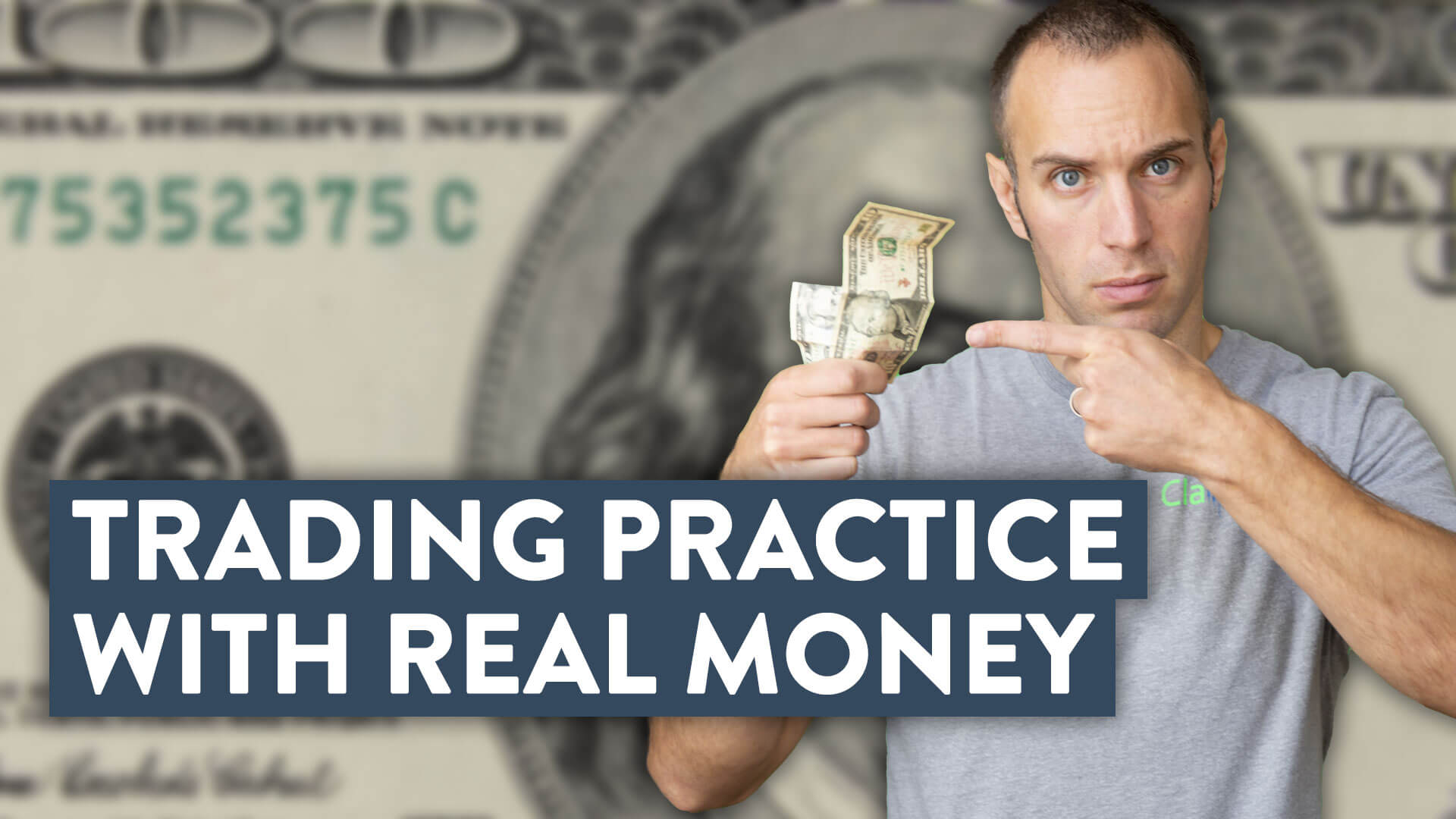 Real money trading. Trader make money. Practice Day.