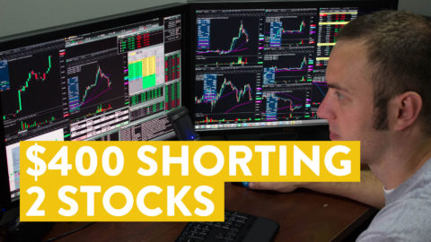 [LIVE] Day Trading | I Made $400 Shorting 2 Stocks