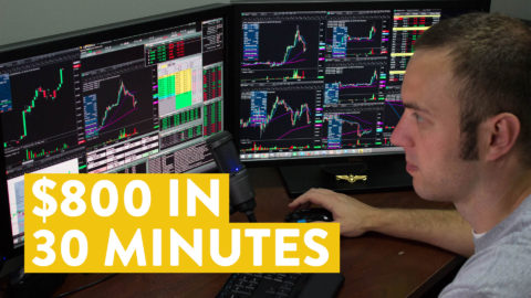 [LIVE] Day Trading | $800 in Profit for 30 Minutes of Online Work