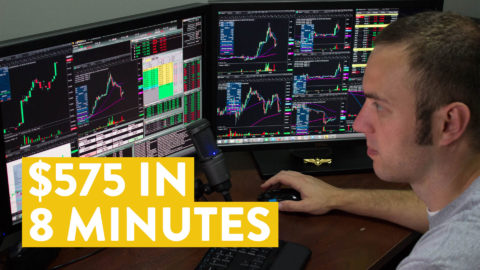 [LIVE] Day Trading | How I Made $575 in 8 Minutes Online