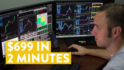 [LIVE] Day Trading | How to Make $699 in 2 Minutes (all online)