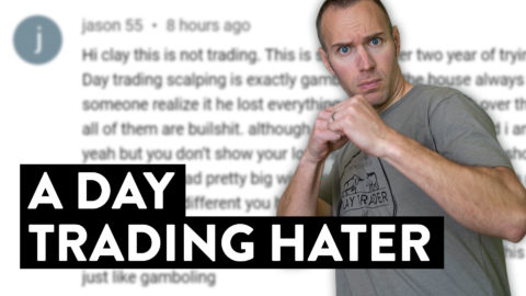 I Respond to a Day Trading Hater (is day trading a scam?)