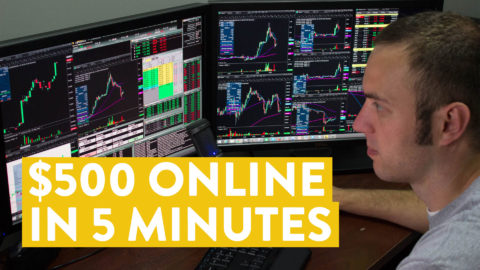 [LIVE] Day Trading | Watch How I Made $500 Online in 5 Minutes