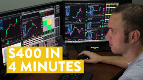 [LIVE] Day Trading | $400 in 4 Minutes... and then...
