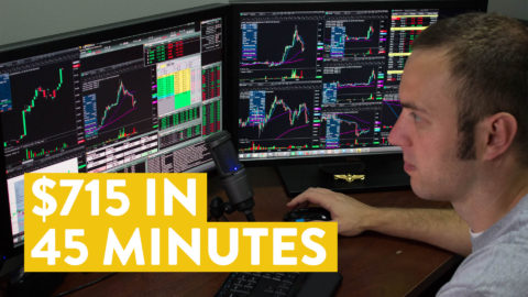 [LIVE] Day Trading | $715 in 45 Minutes as a Side Hustle...