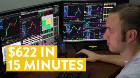 [LIVE] Day Trading | How I Made $622 in 15 Minutes (all online)