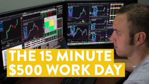 [LIVE] Day Trading | The 15 Minute $500 Work Day