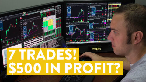 [LIVE] Day Trading | 7 Trades! Did I Hit $500 in Profit???