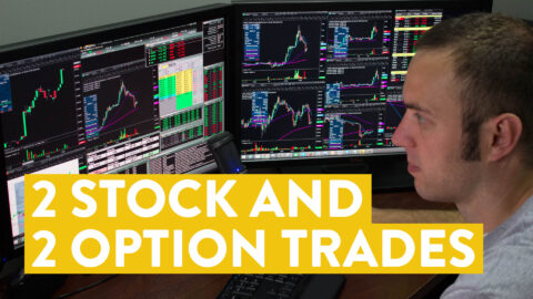 [LIVE] Day Trading | 2 Stock and 2 Option Trades (can I make $500?)