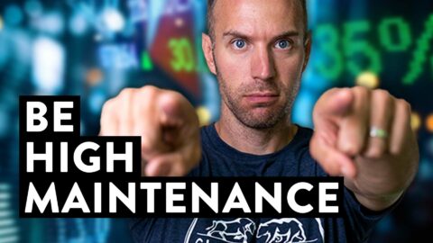 Be A High Maintenance Trader! (Day Trading Case Study)