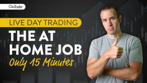 [LIVE] Day Trading | The 15 Minute at Home “Job”