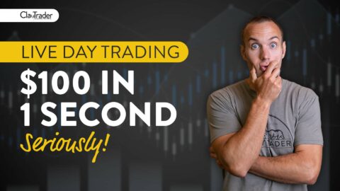 [LIVE] Day Trading | $100 in 1 Second… (seriously)