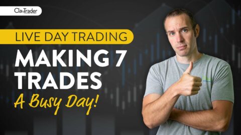 [LIVE] Day Trading | Busy Day With 7 Trades!