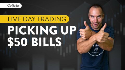 [LIVE] Day Trading | Picking Up Lots of $50 Bills