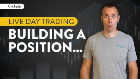 [LIVE] Day Trading | Building a Position. * Gulp *