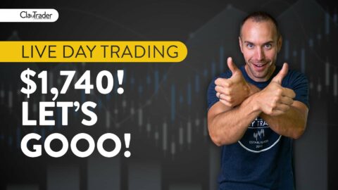 [LIVE] Day Trading | I Made $1,740! Let’s Gooo!