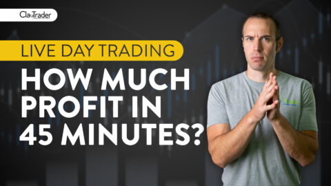 [LIVE] Day Trading | How Much Can You Make in 45 Minutes?