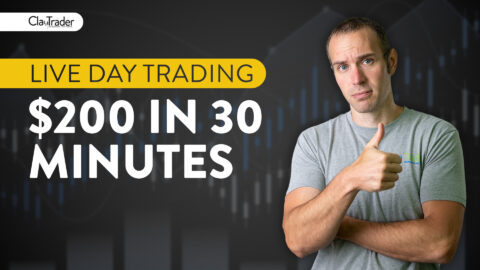 [LIVE] Day Trading | $200 in 30 Minutes (my side hustle)
