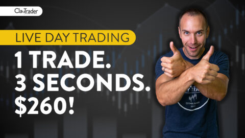 [LIVE] Day Trading | 1 Trade. 3 Seconds. $260 in My Pocket!