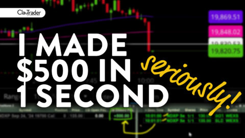 I Made $500 in 1 second (seriously…) [Day Trader Scalping]